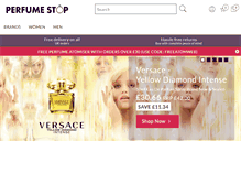 Tablet Screenshot of perfumestop.co.uk